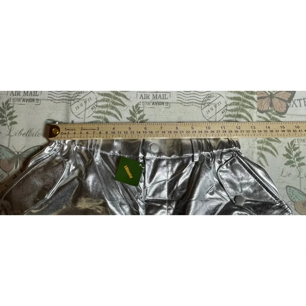 Lolanta silver Elastic Waist Pockets Dance Costume 170cm or 12 years‎